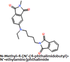 CAS#N-Methyl-4-[N'-(4-phthalimidobutyl)-N'-ethylamino]phthalimide